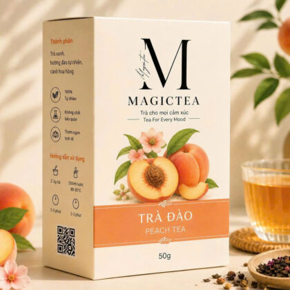 Trà đào magictea