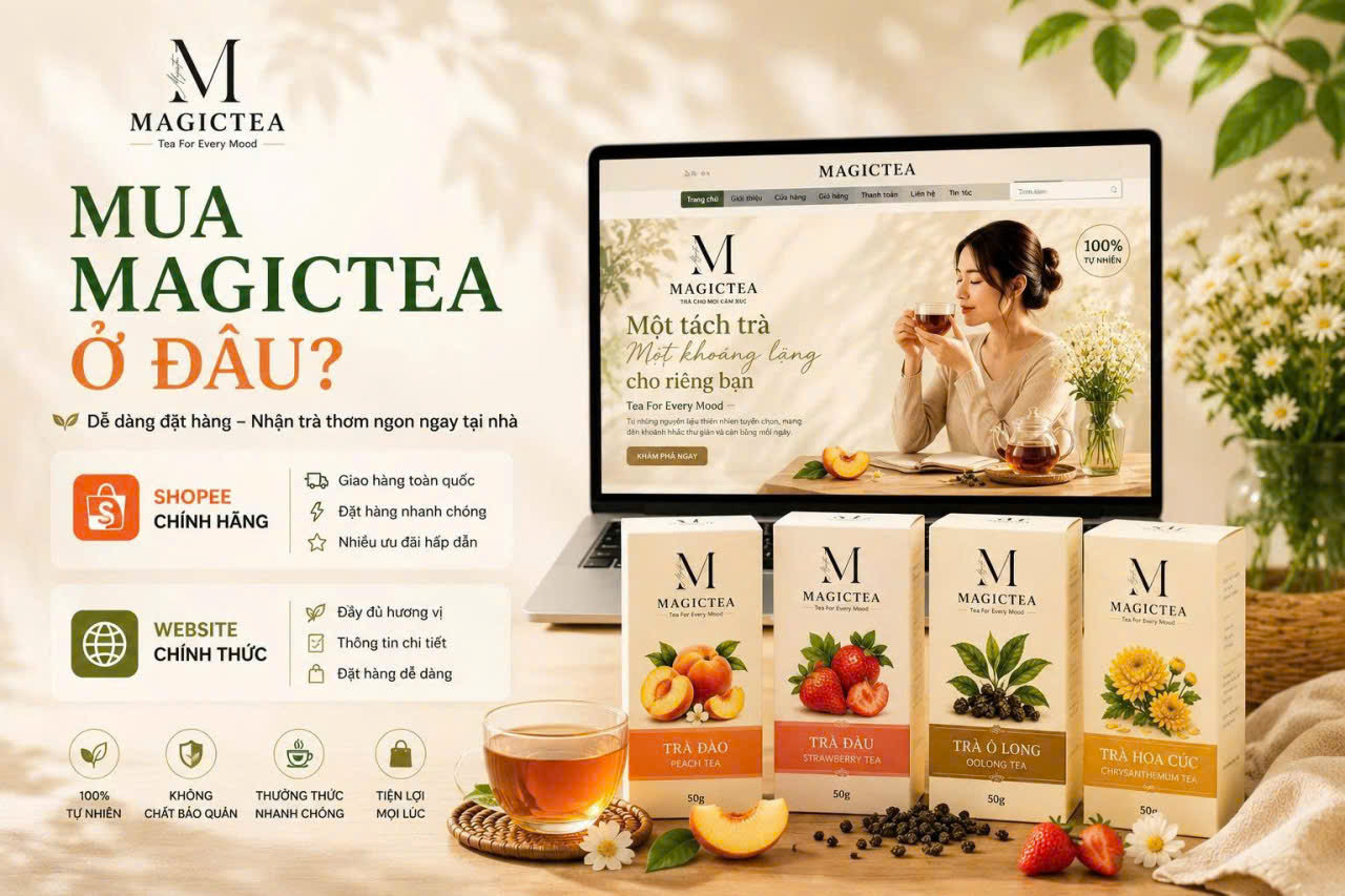 5. Mua Trà Đóng Hộp Magictea Chính Hãng Ở Đâu?