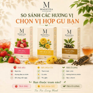 Hương vị trà Magictea hợp gu